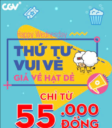 Chương trình ưu đãi CGV Buôn Ma Thuột 